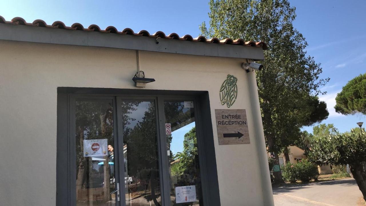 Camping L'Occitan Vias Eksteriør billede